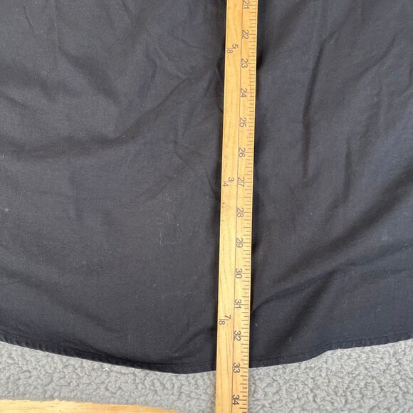 Fresh Produce Shirt Womens 3X Black Oversize Button Down Plus Size 3/4 Sleeve - Picture 6 of 9